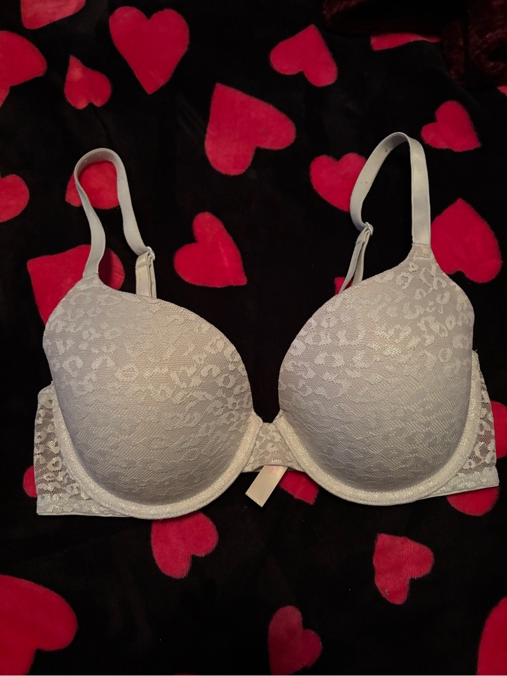 PINK Victoria's Secret‎ Lace T-Shirt Bra 34D A00388